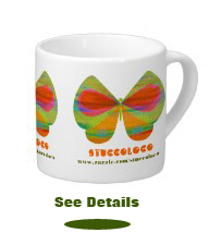 butterfly espresso mug