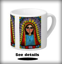 Virgin of Guadalupe espresso mug